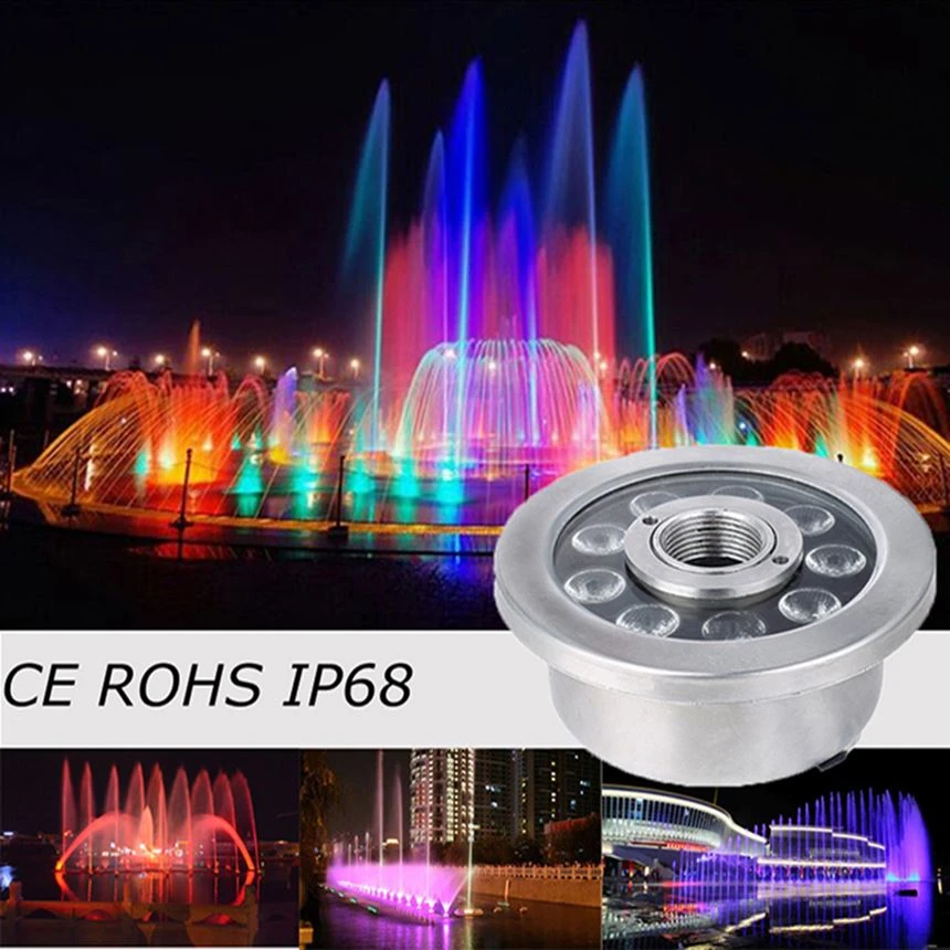 145GK Fountain Sunmersible Led Light Ring Rgb Underwater