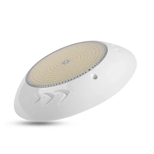 Luzes fixadas na parede da piscina Ip68